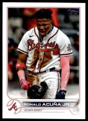 Topps Panini Card Tarjeta Cromo Barajita 2022 topps series 1 ronald acuña jr. 1