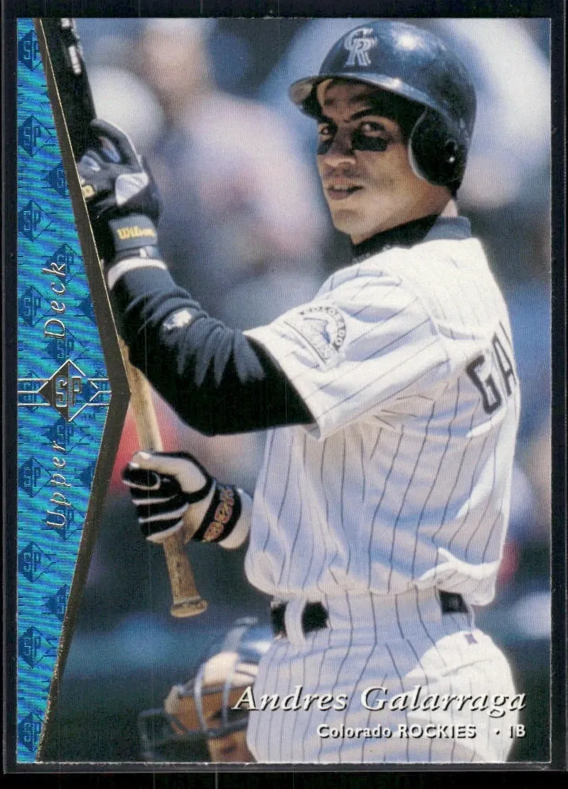 Topps Panini Card Tarjeta Cromo Barajita Andres Galarraga Upper Deck 1995