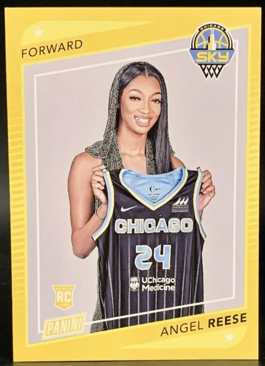 Topps Panini Card Tarjeta Cromo Barajita Angel Reese Panini 2024 Rookie Card RC National Convention Ncss