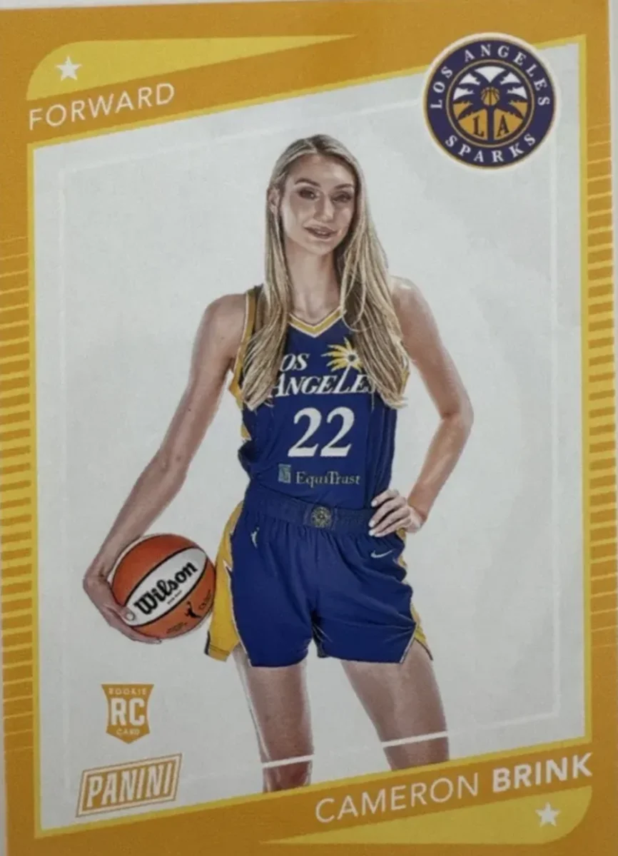Topps Panini Card Tarjeta Cromo Barajita Cameron Brink Panini 2024 Rookie Card RC National Convention Nscc