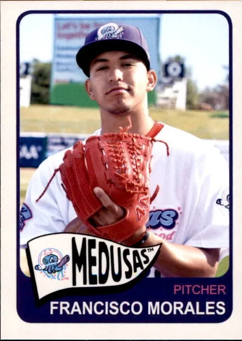 Topps Panini Card Tarjeta Cromo Barajita Francisco Morales Choice 2019 Lakewood Medusas