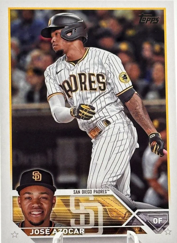 Topps Panini Card Tarjeta Cromo Barajita Jose Azocar Topps Update 2023
