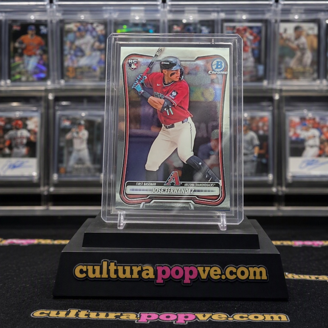 Topps Panini Card Tarjeta Cromo Barajita Jose Fernandez Bowman Chrome 2026 Rookie Card RC #40 Arizona Diamondbacks