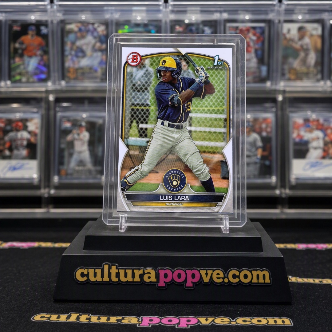 Topps Panini Card Tarjeta Cromo Barajita Luis Lara Bowman 2023 Prospects Pre Rookiecard RC 1st Bowman