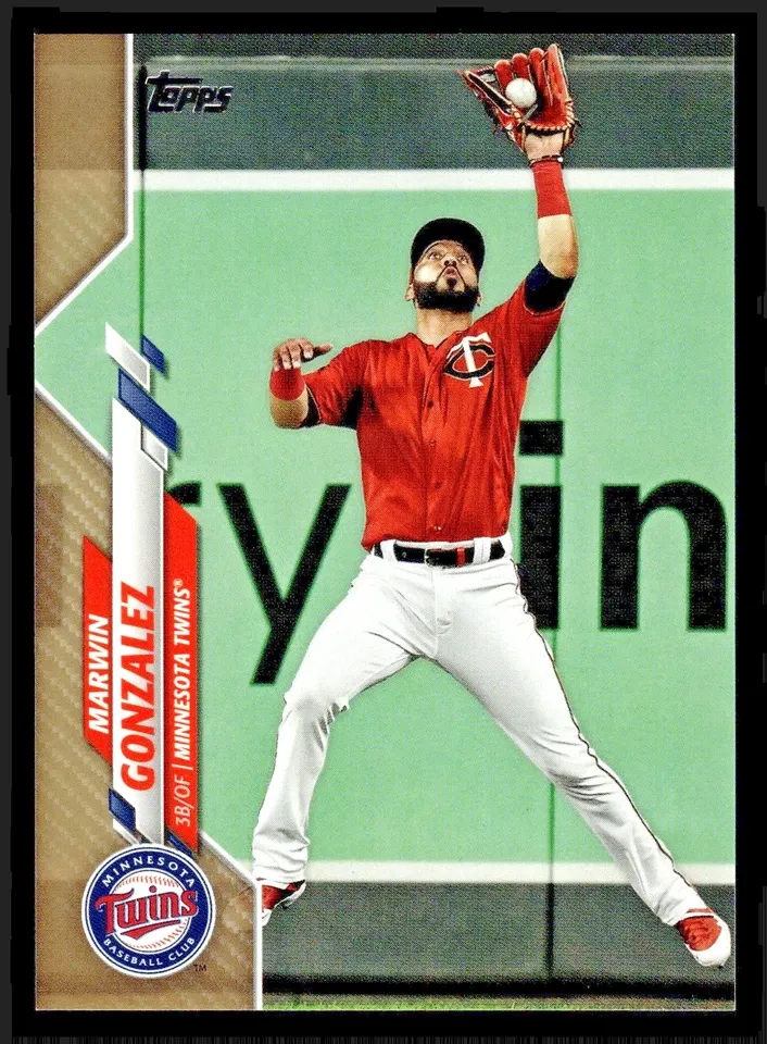 Topps Panini Card Tarjeta Cromo Barajita Marwin Gonzalez Topps 2020 Paralela Gold Numerada De /2020