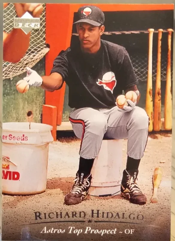 Topps Panini Card Tarjeta Cromo Barajita Richard Hidalgo Upper Deck Liga Menor Pre Rookiecard RC 1994 Minor League