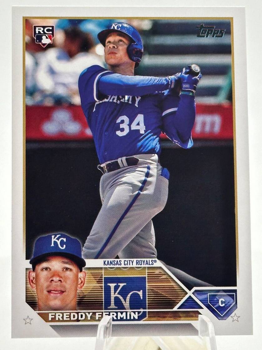 Topps Panini Card Tarjeta Cromo Barajita Freddy Fermín Topps Update 2023 Rookie Card RC