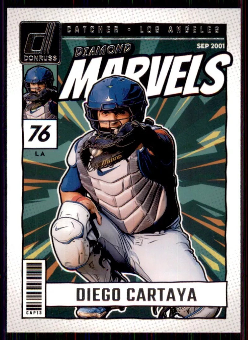 Topps Panini Card Tarjeta Cromo Barajita Diego Cartaya - 2024 Donruss MARVELS preventa
