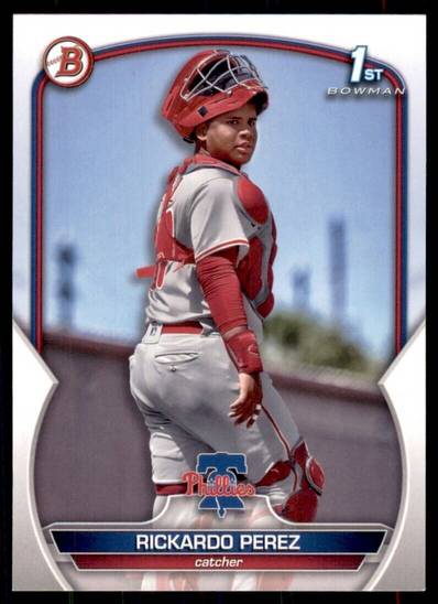 Topps Panini Card Tarjeta Cromo Barajita Rickardo Perez Bowman 2023 1st Bowman