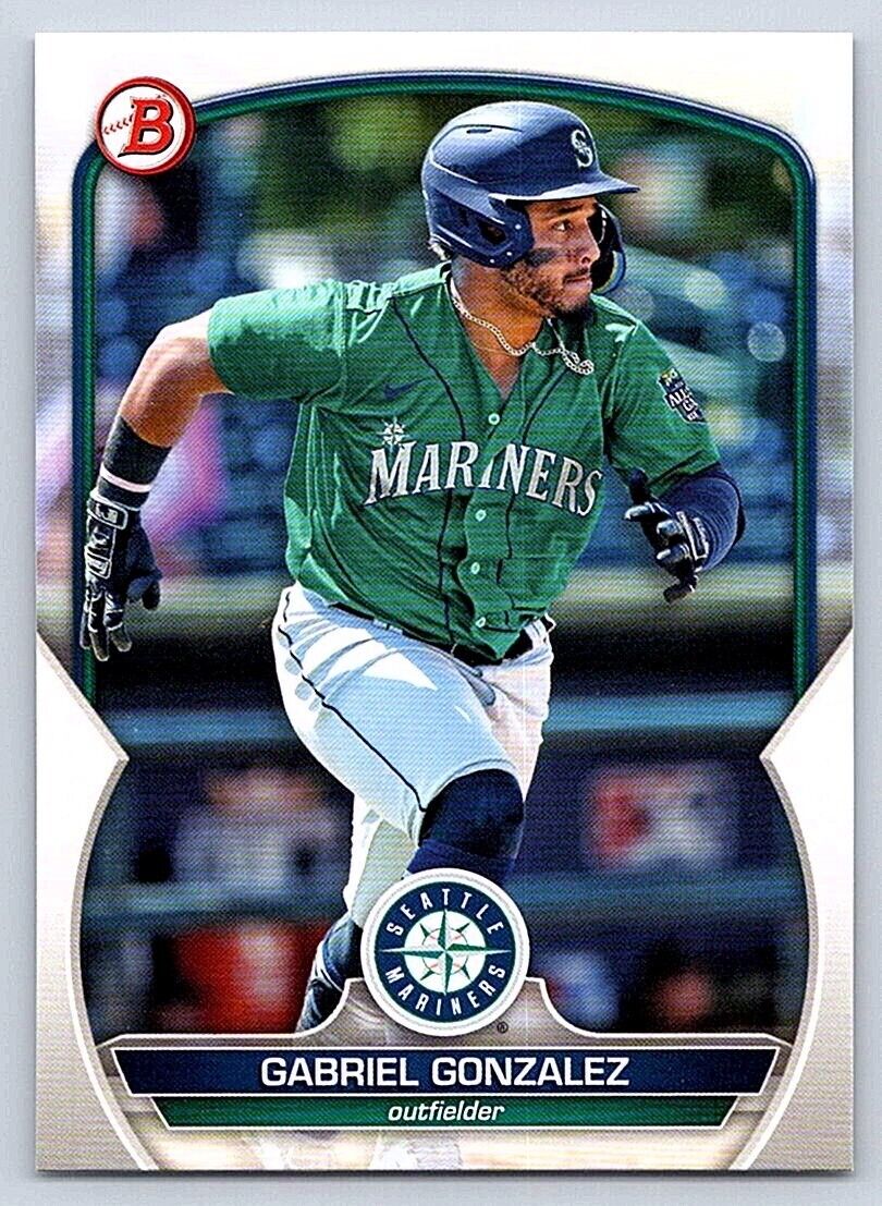 Topps Panini Card Tarjeta Cromo Barajita Gabriel Gonzalez Bowman Draft 2023 Pre Rookie Card
