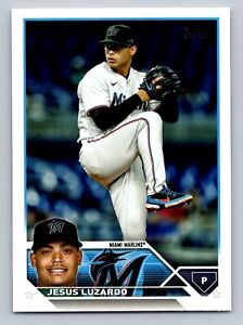 Topps Panini Card Tarjeta Cromo Barajita Jesus Luzardo Topps Series One 2023