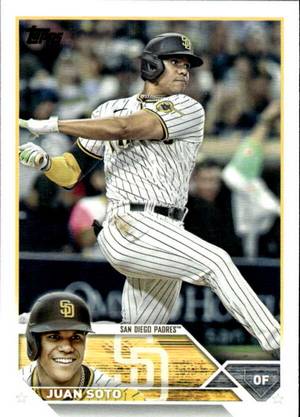 Topps Panini Card Tarjeta Cromo Barajita Juan Soto Topps Series One 2023
