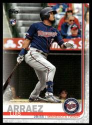 Topps Panini Card Tarjeta Cromo Barajita Luis Arraez Topps Update Topps Update 2019 Rookie Card
