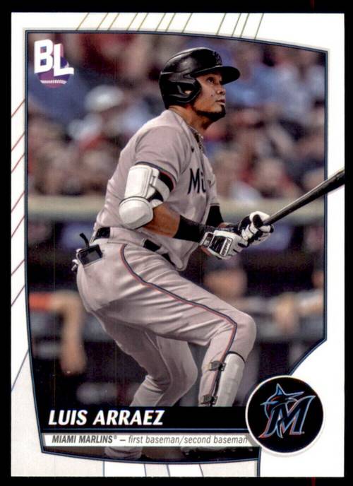 Topps Panini Card Tarjeta Cromo Barajita Luis Arraez Topps Big League 2023