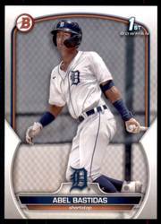Topps Panini Card Tarjeta Cromo Barajita Abel Bastidas Bowman 2023 1st Bowman