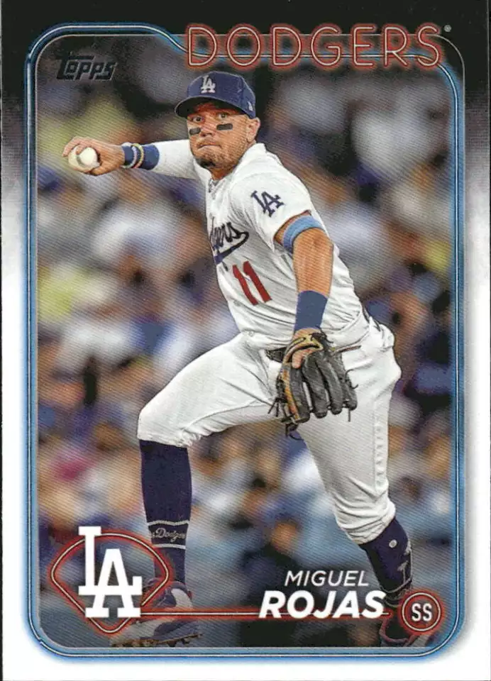 Topps Panini Card Tarjeta Cromo Barajita Miguel Rojas Topps Series 2 2024