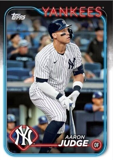 Topps Panini Card Tarjeta Cromo Barajita Aaron Judge Topps Series One 2024