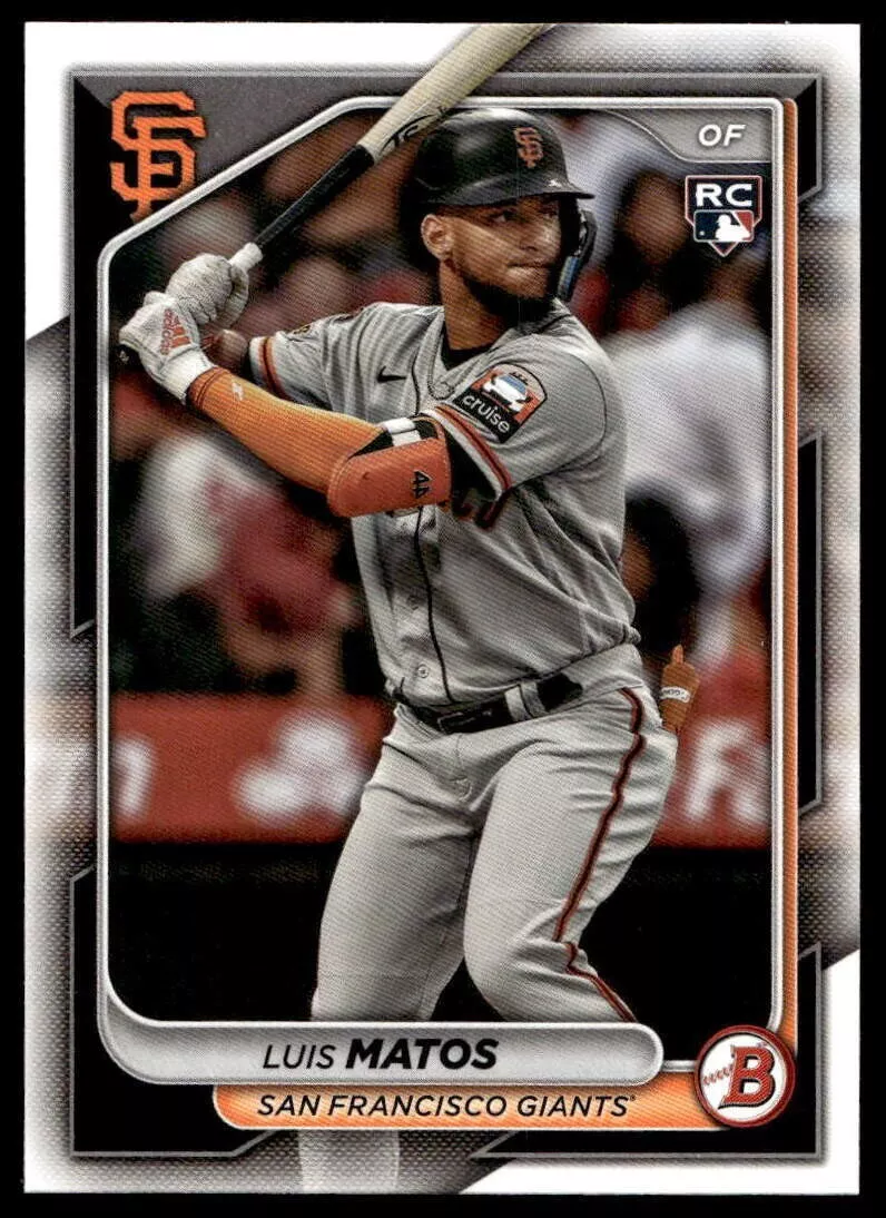 Topps Panini Card Tarjeta Cromo Barajita Luis Matos Bowman 2024 Rookie Card