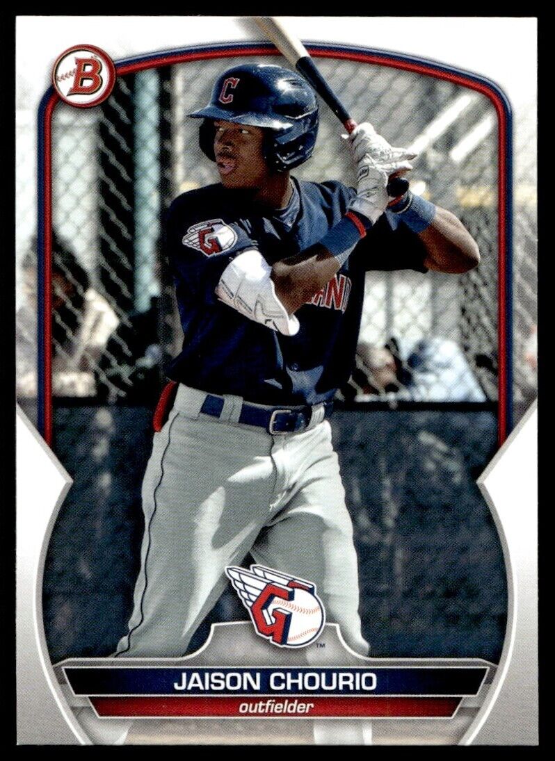 Topps Panini Card Tarjeta Cromo Barajita Jaison Chourio - 2023 Bowman Draft (el hermano de jackson)