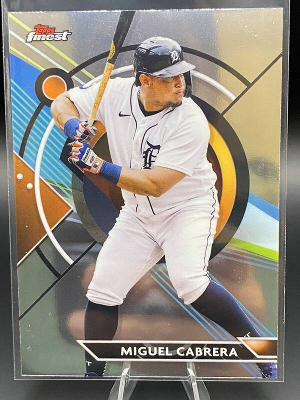 Topps Panini Card Tarjeta Cromo Barajita Miguel Cabrera Topps Finest 2023
