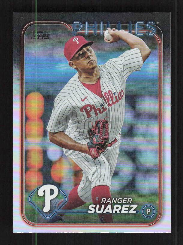 Topps Panini Card Tarjeta Cromo Barajita Ranger Suarez - 2024 Topps Series One 1