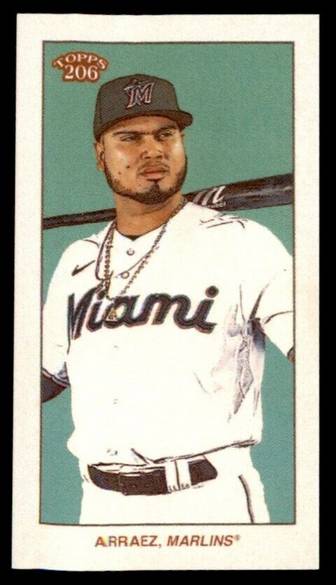 Topps Panini Card Tarjeta Cromo Barajita Luis Arraez Topps t206 2023