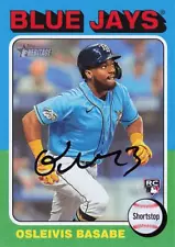 Topps Panini Card Tarjeta Cromo Barajita Osleivis Basabe Topps Heritage 2024 Primera Rookie VALIOSA CARTA Por tener un ERROR la impresion