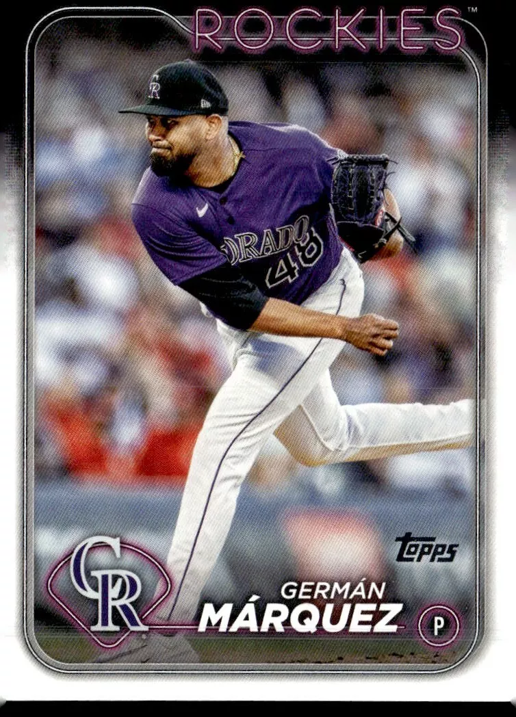 Topps Panini Card Tarjeta Cromo Barajita Germán Márquez Topps Series Two 2024
