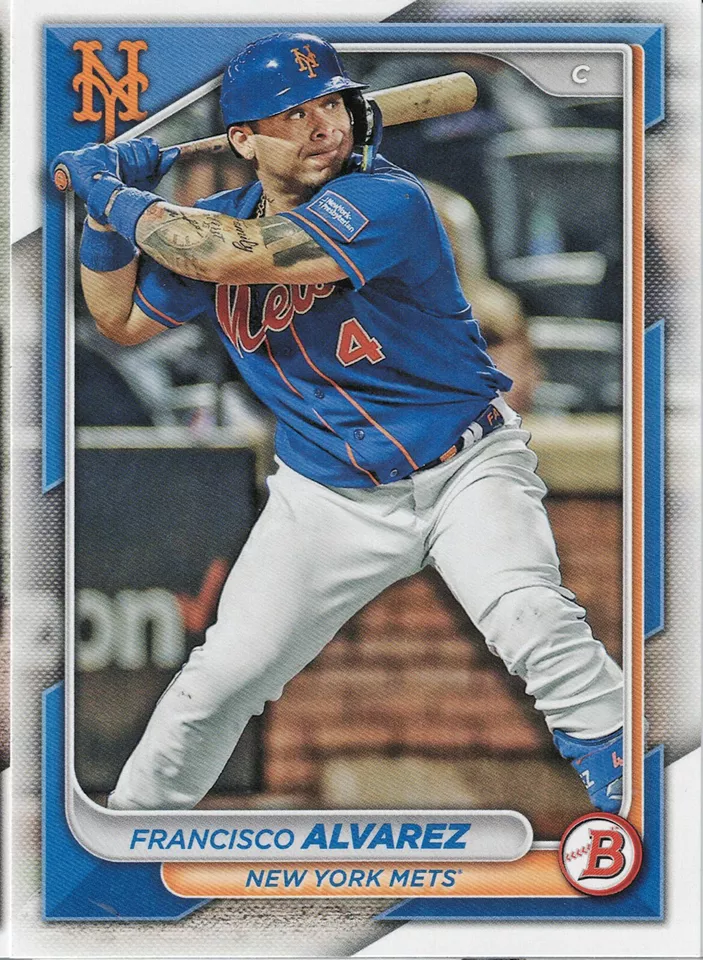 Topps Panini Card Tarjeta Cromo Barajita Francisco Alvarez Bowman 2024