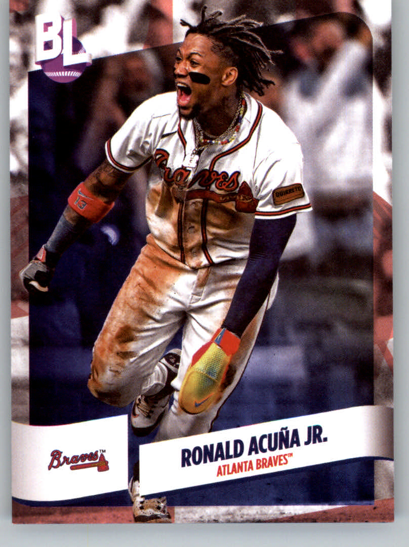 Topps Panini Card Tarjeta Cromo Barajita Ronald Acuña Jr. Topps Big League 2024