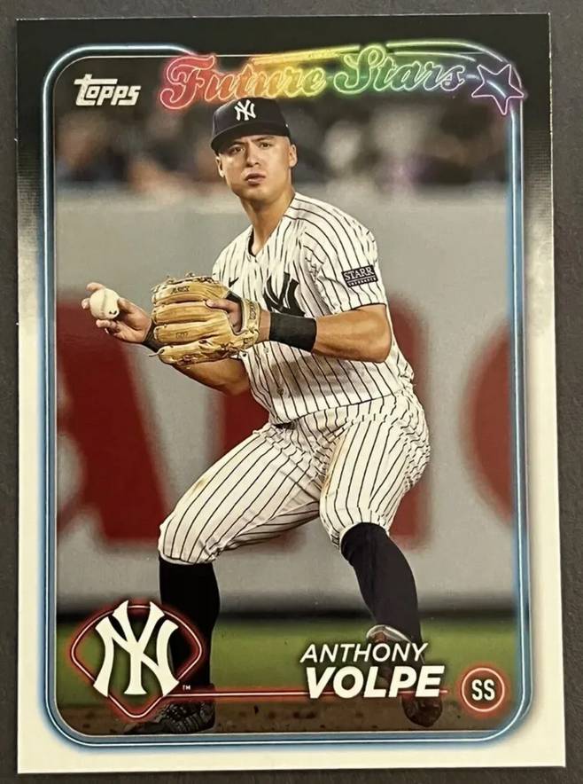 Topps Panini Card Tarjeta Cromo Barajita Anthony Volpe Topps Series 1 2024