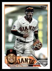 Topps Panini Card Tarjeta Cromo Barajita Thairo Estrada Topps Series 2 2023