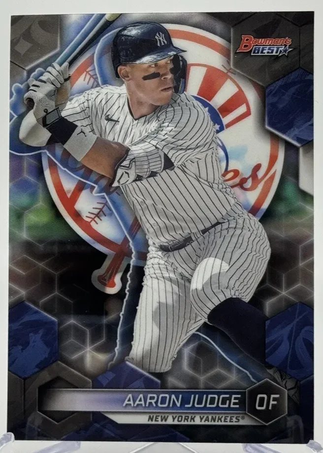Topps Panini Card Tarjeta Cromo Barajita Aaron Judge Bowman's Best 2023 - 2024