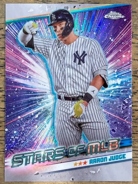 Topps Panini Card Tarjeta Cromo Barajita Aaron Judge Topps Series One 2024  Stars Of MLB