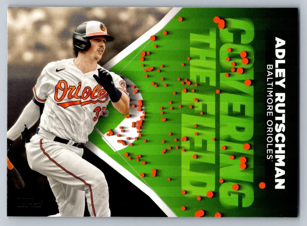 Topps Panini Card Tarjeta Cromo Barajita Adley Rutschman Topps 2024 Covering The Field