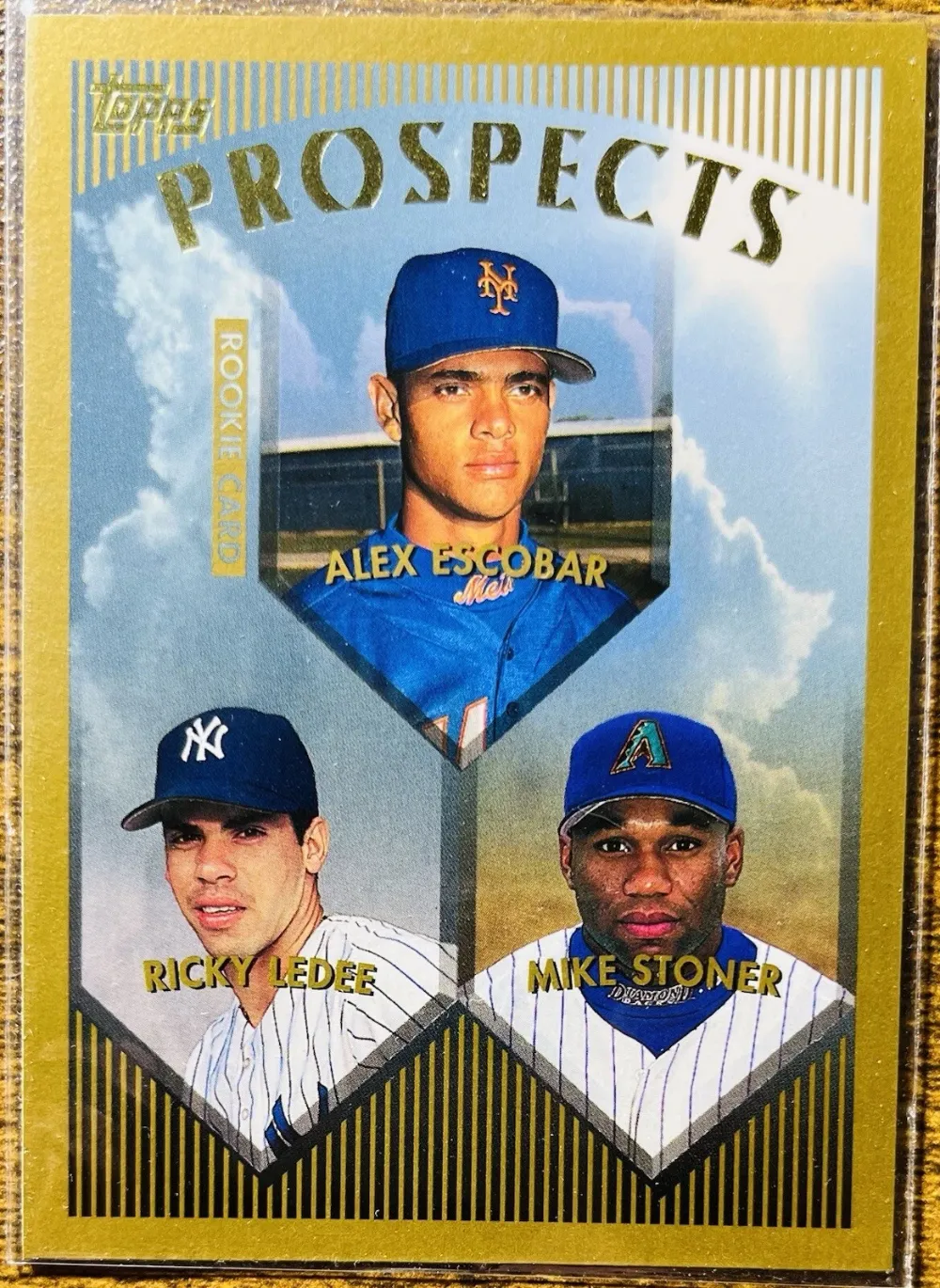 Topps Panini Card Tarjeta Cromo Barajita Alex Escobar Topps 1999 Rookie Card RC