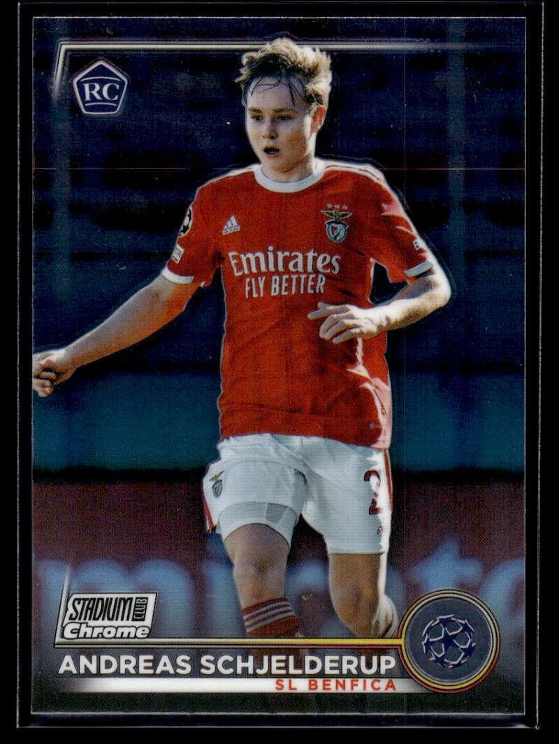 Topps Panini Card Tarjeta Cromo Barajita Andreas Schjelderup Topps Stadium Club 2022-2023 Cromo (Futbol)