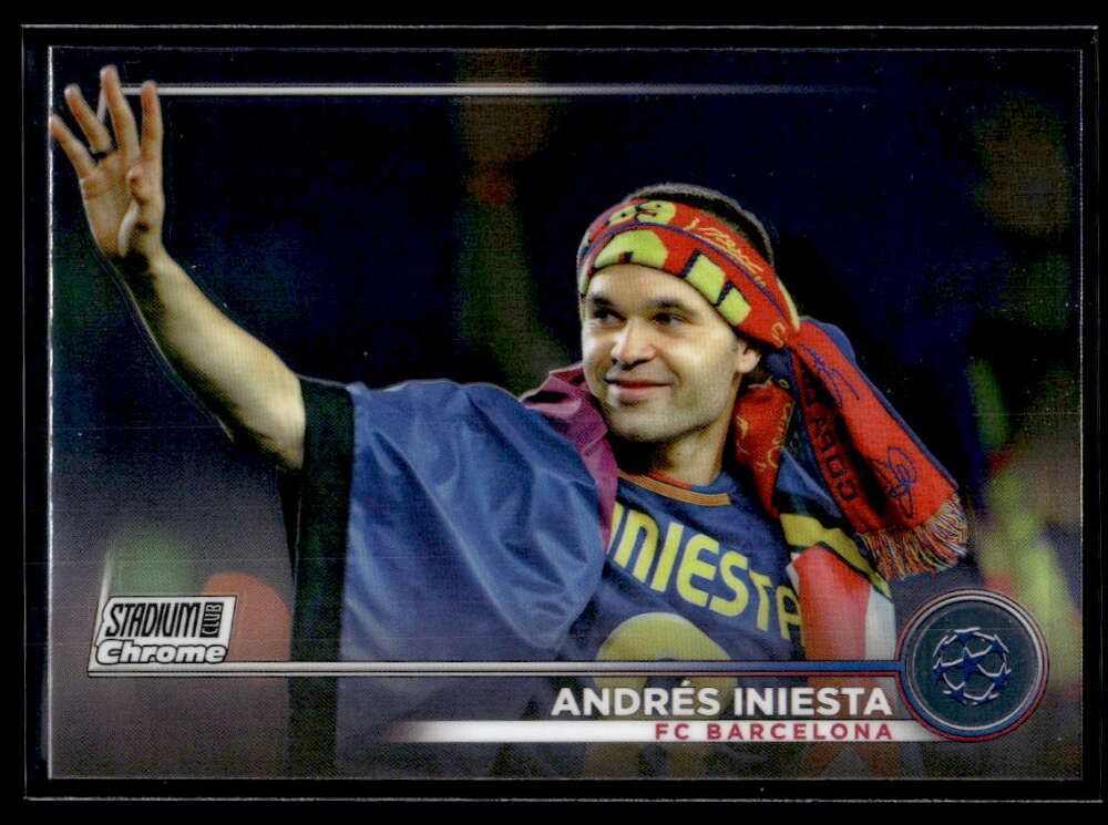 Topps Panini Card Tarjeta Cromo Barajita Andres Iniesta Topps Stadium Club 2022-2023 Cromo (Futbol)
