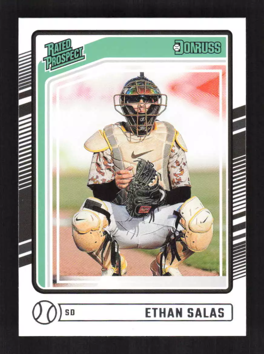Topps Panini Card Tarjeta Cromo Barajita Ethan Salas Donruss 2024 Rated Tookie Pre Rookie Card