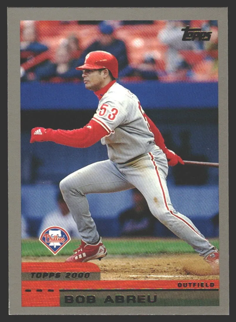 Topps Panini Card Tarjeta Cromo Barajita Bob Abreu Topps 2000