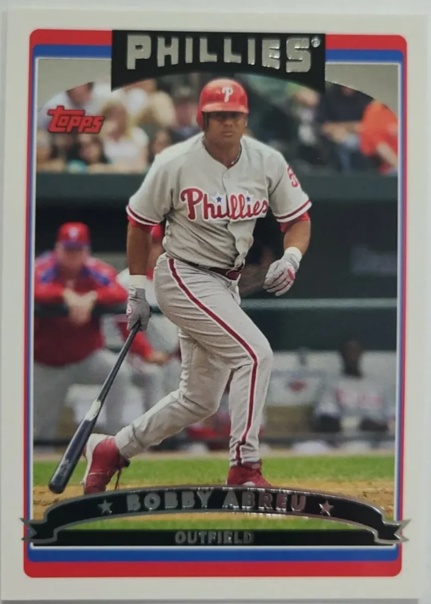 Topps Panini Card Tarjeta Cromo Barajita Bobby Abreu Topps 2006
