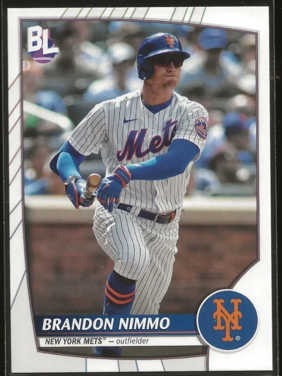 Topps Panini Card Tarjeta Cromo Barajita Brandon Nimmo Topps 2023 Big League
