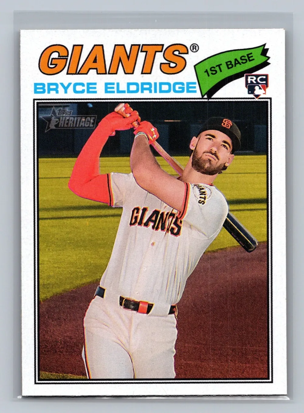 Topps Panini Card Tarjeta Cromo Barajita Bryce Eldridge Topps 2026 Rookie Card RC Heritage