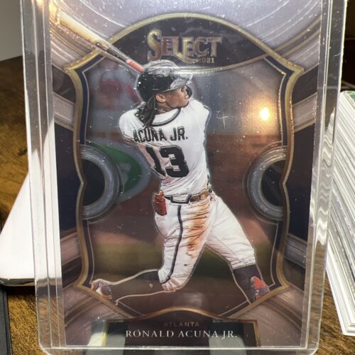 Topps Panini Card Tarjeta Cromo Barajita Ronald Acuña Jr. Panini 2021 Cromo Select Chrome
