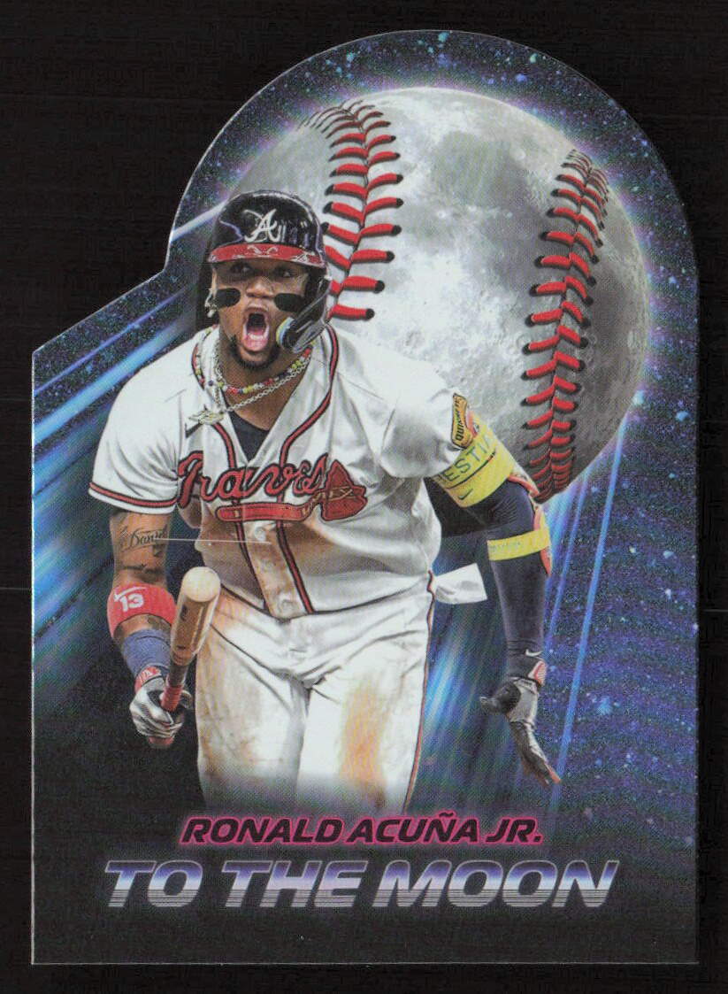 Topps Panini Card Tarjeta Cromo Barajita Ronald Acuña Jr. Topps Big League 2024 To The Moon