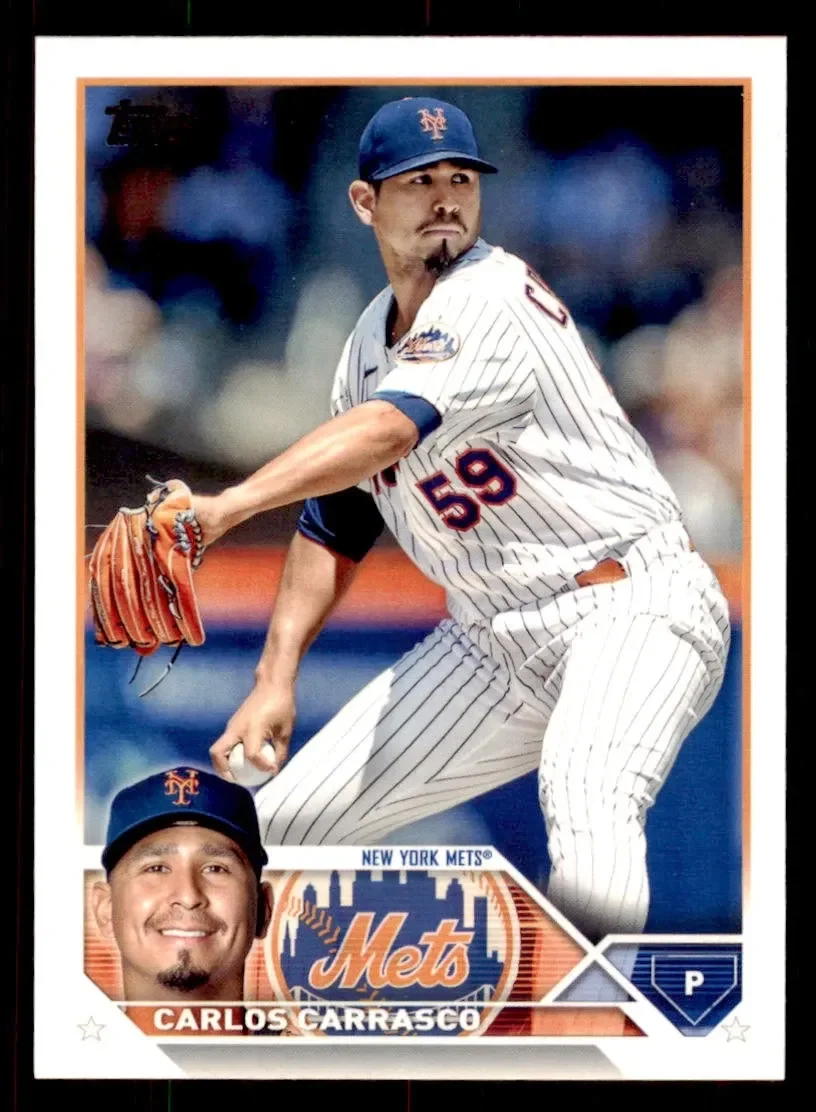 Topps Panini Card Tarjeta Cromo Barajita Carlos Carrasco Topps 2023