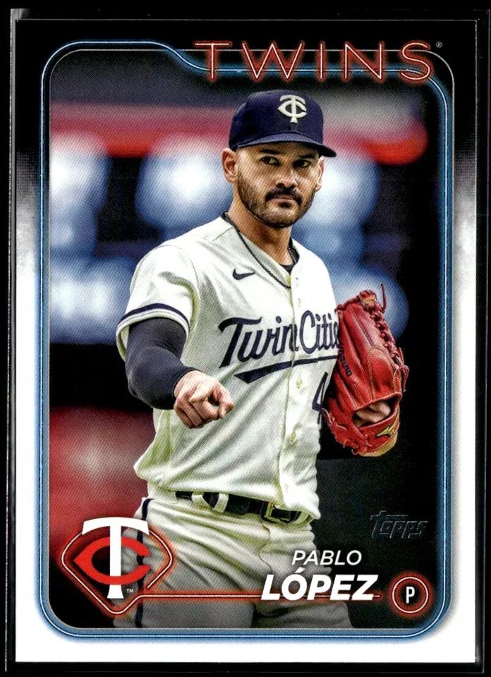 Topps Panini Card Tarjeta Cromo Barajita Pablo López 2024 Topps Series Two
