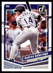 Topps Panini Card Tarjeta Cromo Barajita Andres Galarraga Donruss 2023