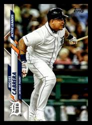 Topps Panini Card Tarjeta Cromo Barajita Miguel Cabrera Topps Update 2020