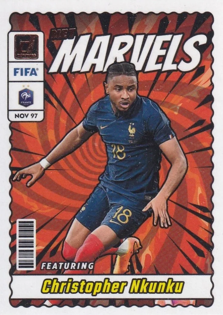 Topps Panini Card Tarjeta Cromo Barajita Christopher Nkunku Donruss 2023-2024 Net Marvels (Futbol)